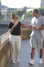 JENNIFER LOPEZ and Alex Rodriguez Out on Ile Saint-louis in Paris 06/18/2017