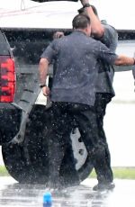 JENNIFER LOPEZ Boarding a Private Jet in Miami 06/07/2017
