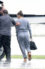 JENNIFER LOPEZ Boarding a Private Jet in Miami 06/07/2017