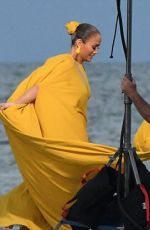 JENNIFER LOPEZ on the Set of Ni Tu Ni Yo Music VIdeo in Florida 06/14/2017