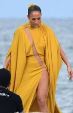 JENNIFER LOPEZ on the Set of Ni Tu Ni Yo Music VIdeo in Florida 06/14/2017