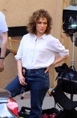 JENNIFER LOPEZ on the Set of Shades of Blue in New York 06/19/2017