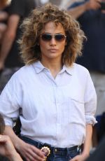 JENNIFER LOPEZ on the Set of Shades of Blue in New York 06/19/2017