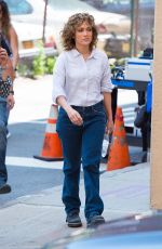 JENNIFER LOPEZ on the Set of Shades of Blue in New York 06/19/2017