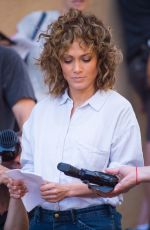 JENNIFER LOPEZ on the Set of Shades of Blue in New York 06/19/2017