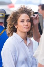 JENNIFER LOPEZ on the Set of Shades of Blue in New York 06/19/2017