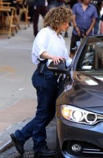 JENNIFER LOPEZ on the Set of Shades of Blue in New York 06/20/2017