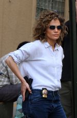 JENNIFER LOPEZ on the Set of Shades of Blue in New York 06/20/2017