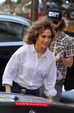 JENNIFER LOPEZ on the Set of Shades of Blue in New York 06/20/2017