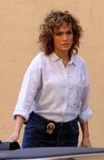 JENNIFER LOPEZ on the Set of Shades of Blue in New York 06/20/2017
