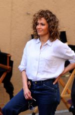 JENNIFER LOPEZ on the Set of Shades of Blue in New York 06/20/2017