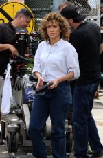 JENNIFER LOPEZ on the Set of Shades of Blue in New York 06/27/2017