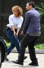 JENNIFER LOPEZ on the Set of Shades of Blue in New York 06/27/2017