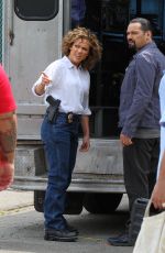 JENNIFER LOPEZ on the Set of Shades of Blue in New York 06/27/2017