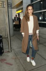 JESSICA ALBA at JFK Airport in New York 06/14/2017