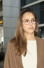 JESSICA ALBA at JFK Airport in New York 06/14/2017