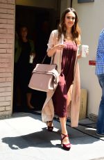JESSICA ALBA Leaves The View in New York 06/15/2017