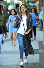 JESSICA ALBA Out and About in New York 06/14/2017