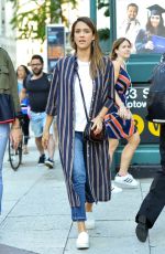 JESSICA ALBA Out and About in New York 06/14/2017