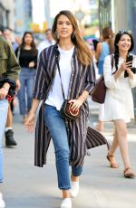 JESSICA ALBA Out and About in New York 06/14/2017