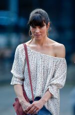 JESSICA BIEL on the Set of The Sinner in New York 06/13/2017
