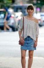 JESSICA BIEL on the Set of The Sinner in New York 06/13/2017
