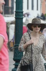 JESSICA CHASTAIN and Gian Luca Passi de Preposulo Out in Venice 06/07/2017