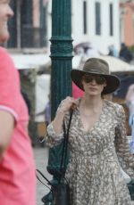 JESSICA CHASTAIN and Gian Luca Passi de Preposulo Out in Venice 06/07/2017