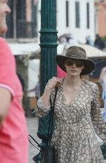 JESSICA CHASTAIN and Gian Luca Passi de Preposulo Out in Venice 06/07/2017