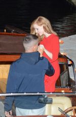 JESSICA CHASTAIN Arrives at Her Pre-wedding Party in Venice 06/09/2017