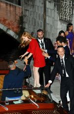 JESSICA CHASTAIN Arrives at Her Pre-wedding Party in Venice 06/09/2017