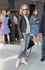 JUDY GREER Arrives at Late Show with Stephen Colbert in New York 06/15/2017