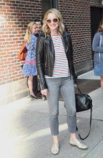 JUDY GREER Arrives at Late Show with Stephen Colbert in New York 06/15/2017