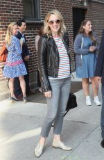 JUDY GREER Arrives at Late Show with Stephen Colbert in New York 06/15/2017