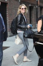 JUDY GREER Arrives at Late Show with Stephen Colbert in New York 06/15/2017