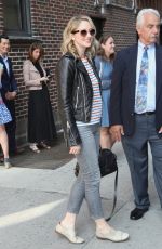 JUDY GREER Arrives at Late Show with Stephen Colbert in New York 06/15/2017