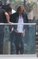 JULIA ROBERTS on the Set of a Photoshoot in Malibu 06/02/2017