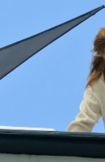 JULIA ROBERTS on the Set of a Photoshoot in Malibu 06/13/2017