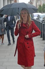 JULIA STILES Arrives at BBC Radio 1 in London 06/12/2017