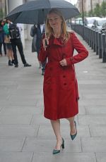 JULIA STILES Arrives at BBC Radio 1 in London 06/12/2017