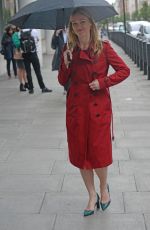 JULIA STILES Arrives at BBC Radio 1 in London 06/12/2017