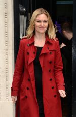 JULIA STILES Leaves KissFM Studio in London 06/12/2017