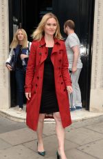 JULIA STILES Leaves KissFM Studio in London 06/12/2017