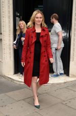 JULIA STILES Leaves KissFM Studio in London 06/12/2017
