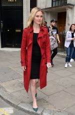 JULIA STILES Leaves KissFM Studio in London 06/12/2017