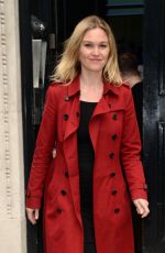 JULIA STILES Leaves KissFM Studio in London 06/12/2017