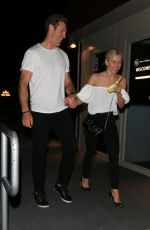 JULIANNE HOUGH and Brooks Laich Night Out in Los Angeles 06/20/2017