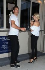 JULIANNE HOUGH and Brooks Laich Night Out in Los Angeles 06/20/2017