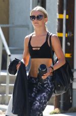 JULIANNE HOUGH in Tights Heading to a Gym in Los Angeles 06/27/2017