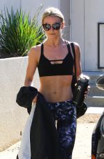 JULIANNE HOUGH in Tights Heading to a Gym in Los Angeles 06/27/2017